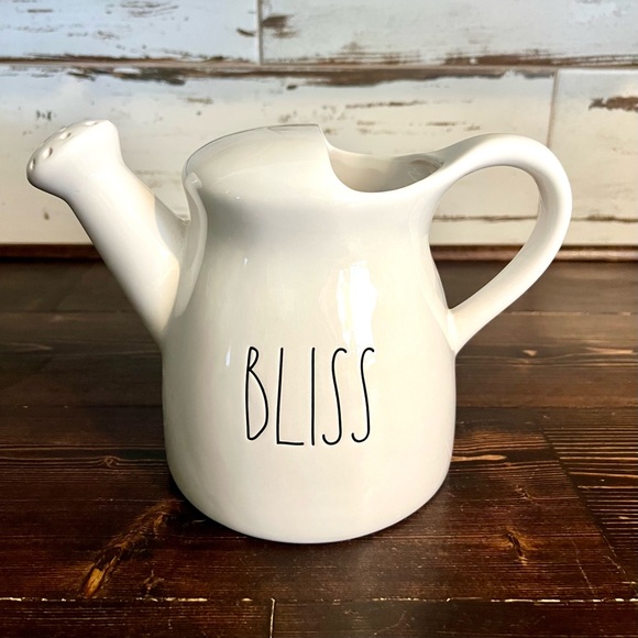 Rae Dunn Artisan Collection “Bliss” Farmhouse Watering Pitcher • Cute! 🥰 - Picture 1 of 9